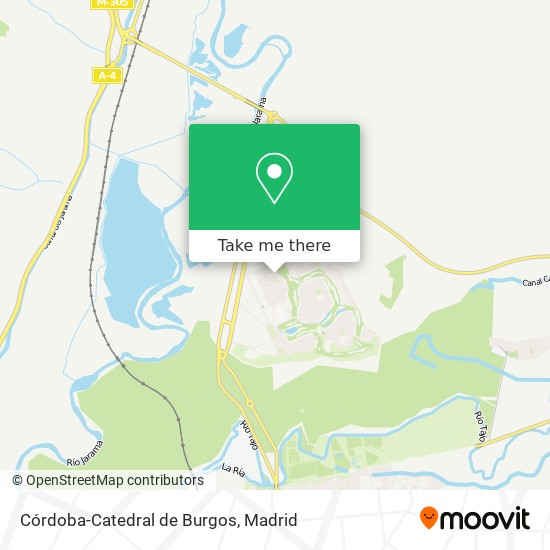 mapa Córdoba-Catedral de Burgos