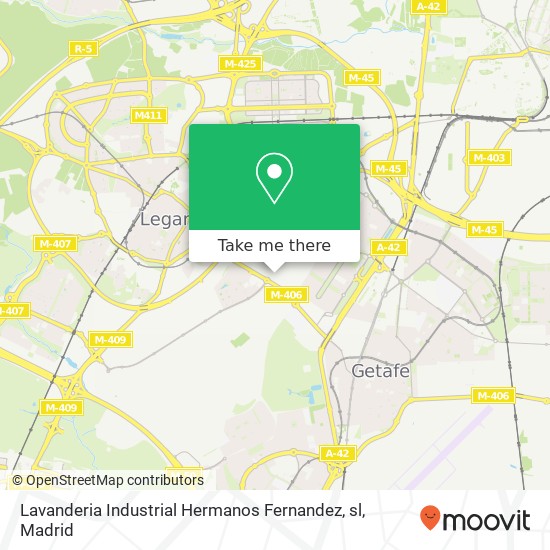 Lavanderia Industrial Hermanos Fernandez, sl map
