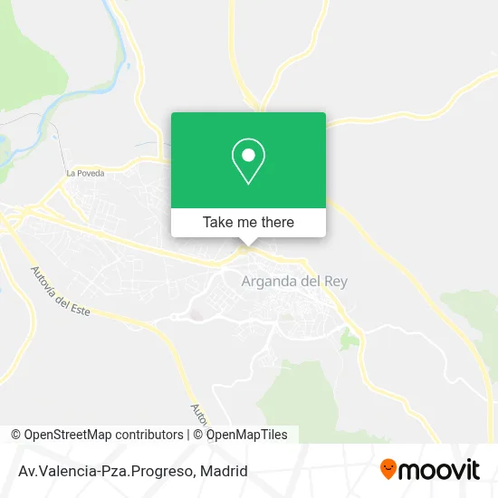 mapa Av.Valencia-Pza.Progreso