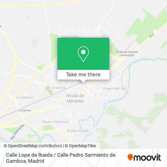 Calle Lope de Rueda / Calle Pedro Sarmiento de Gamboa map
