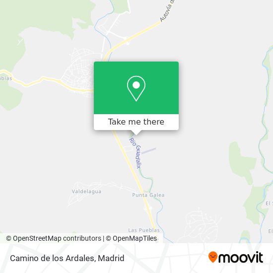 Camino de los Ardales map