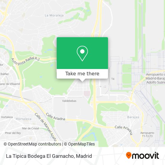 La Tipica Bodega El Garnacho map