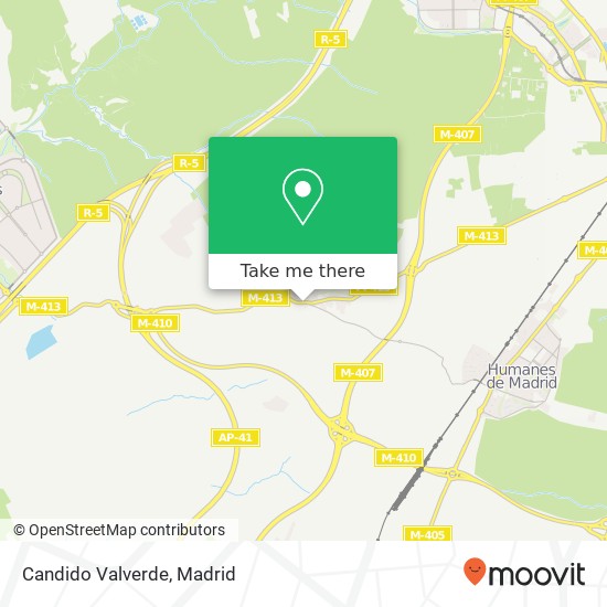 Candido Valverde map