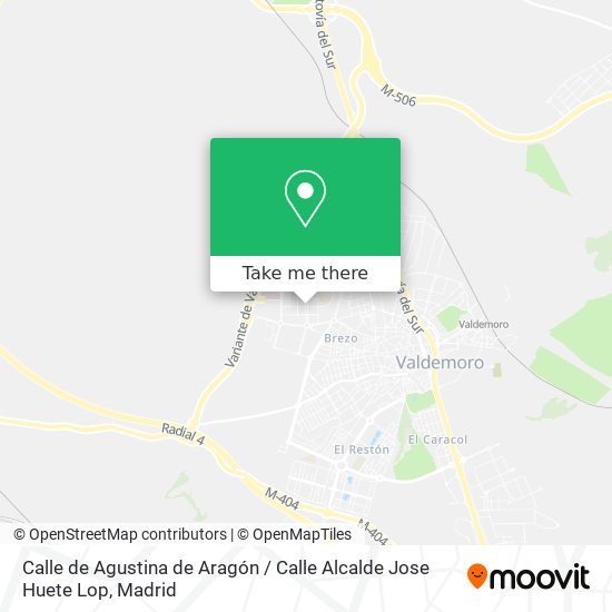 Calle de Agustina de Aragón / Calle Alcalde Jose Huete Lop map