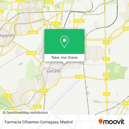 Farmacia Cifuentes-Cortegaza map