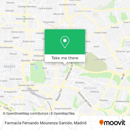 Farmacia Fernando Mourenza Garrido map