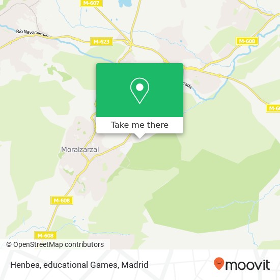 Henbea, educational Games map