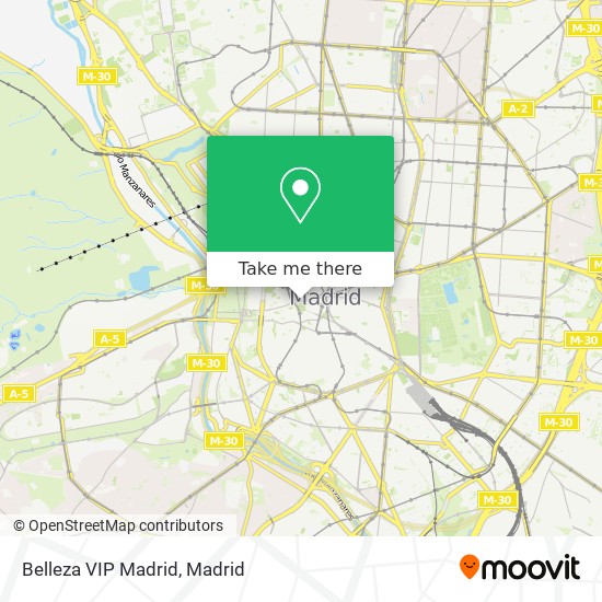 Belleza VIP Madrid map