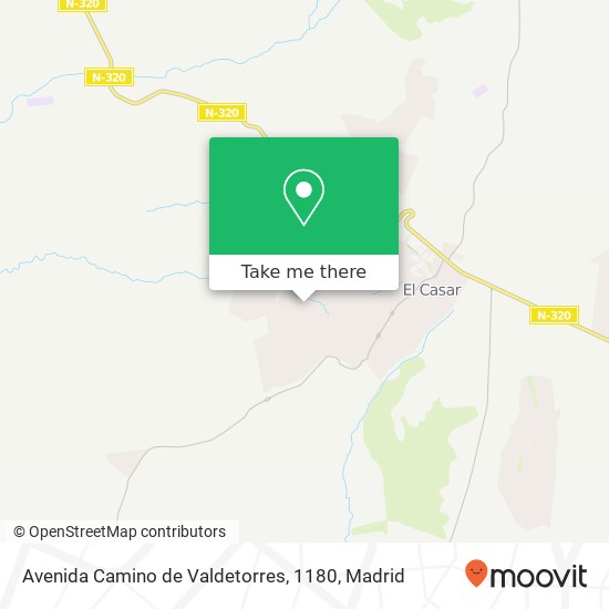 Avenida Camino de Valdetorres, 1180 map