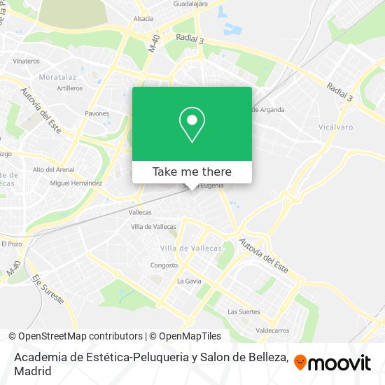 Academia de Estética-Peluqueria y Salon de Belleza map