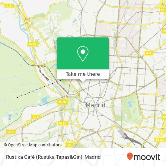 mapa Rustika Café (Rustika Tapas&Gin)