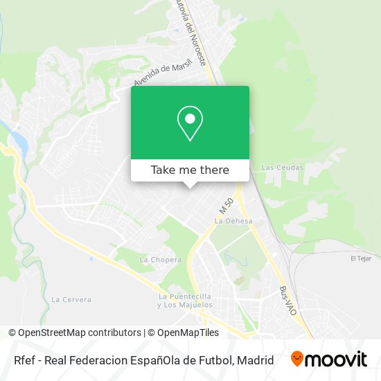 mapa Rfef - Real Federacion EspañOla de Futbol