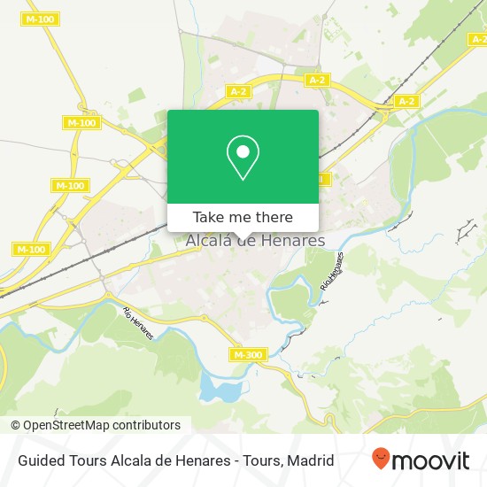 Guided Tours Alcala de Henares - Tours map