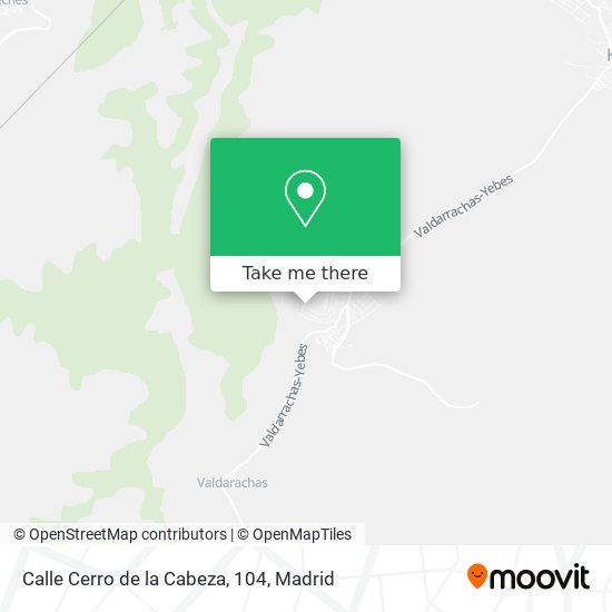 Calle Cerro de la Cabeza, 104 map