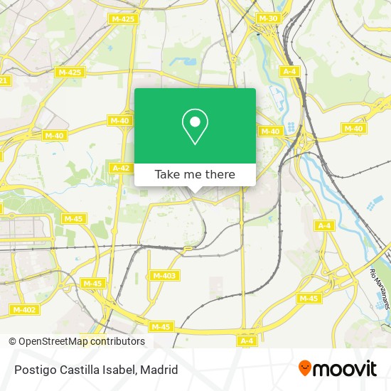 Postigo Castilla Isabel map