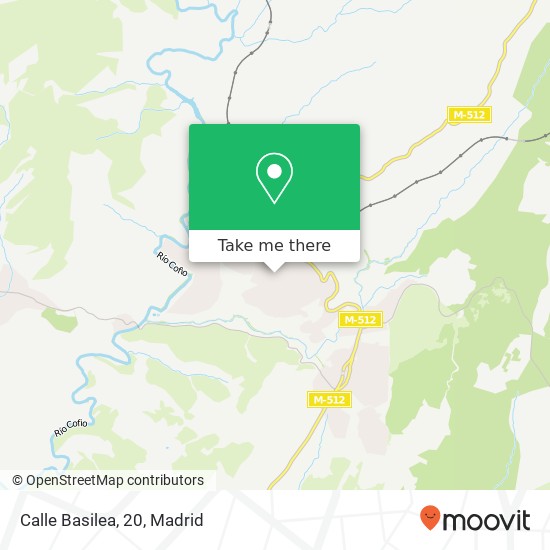 Calle Basilea, 20 map