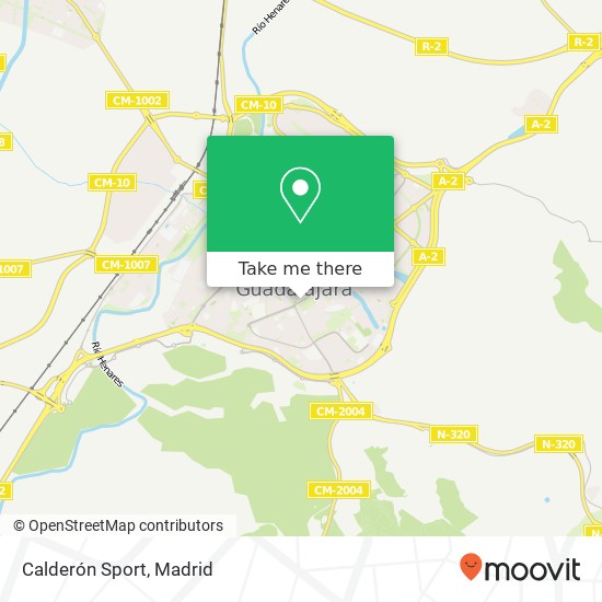 Calderón Sport map