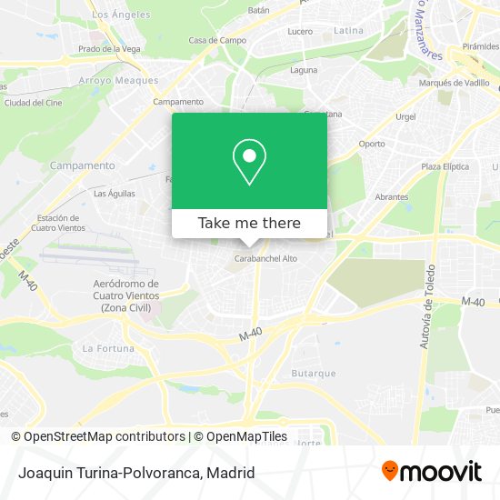 Joaquin Turina-Polvoranca map