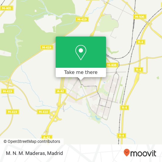 M. N. M. Maderas map