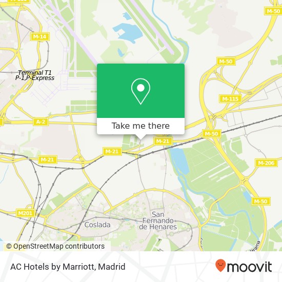 mapa AC Hotels by Marriott