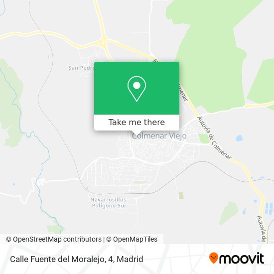 Calle Fuente del Moralejo, 4 map