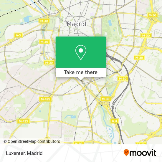 mapa Luxenter