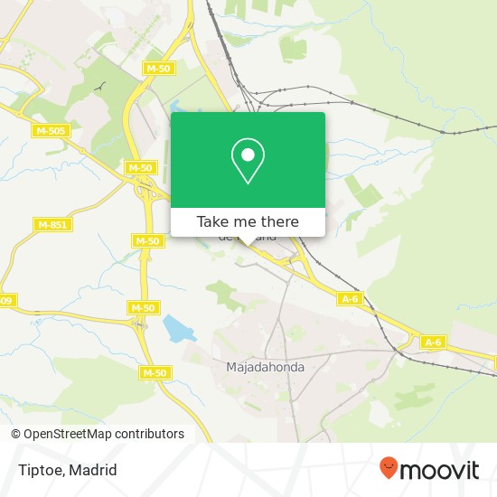 Tiptoe map