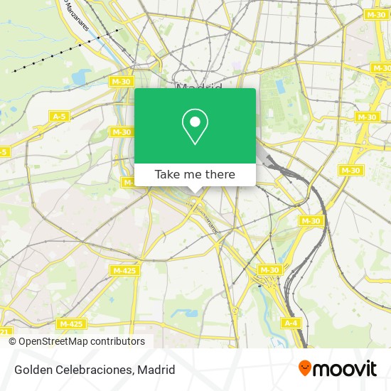 Golden Celebraciones map