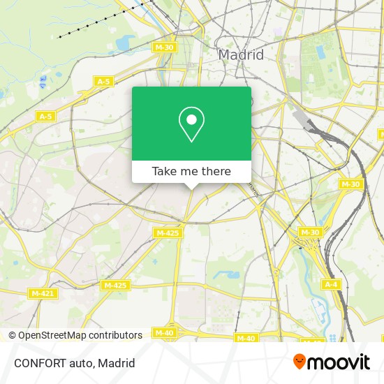 CONFORT auto map