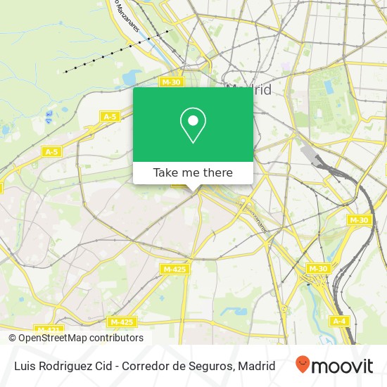 Luis Rodriguez Cid - Corredor de Seguros map