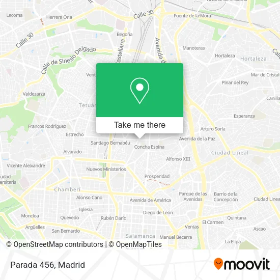 Parada 456 map
