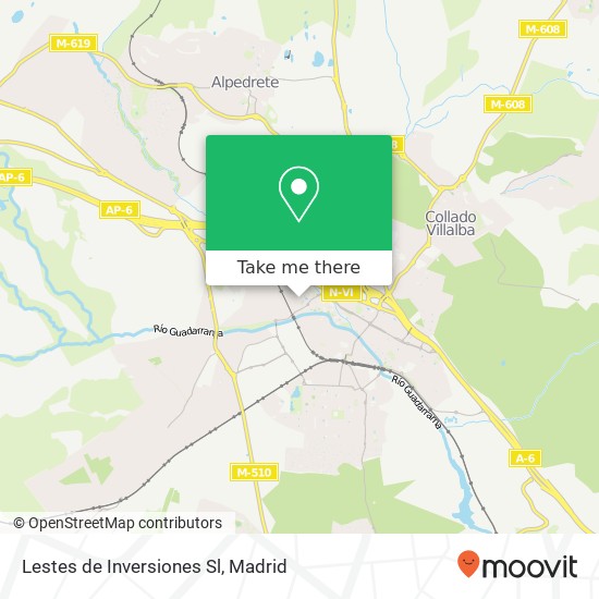 Lestes de Inversiones Sl map