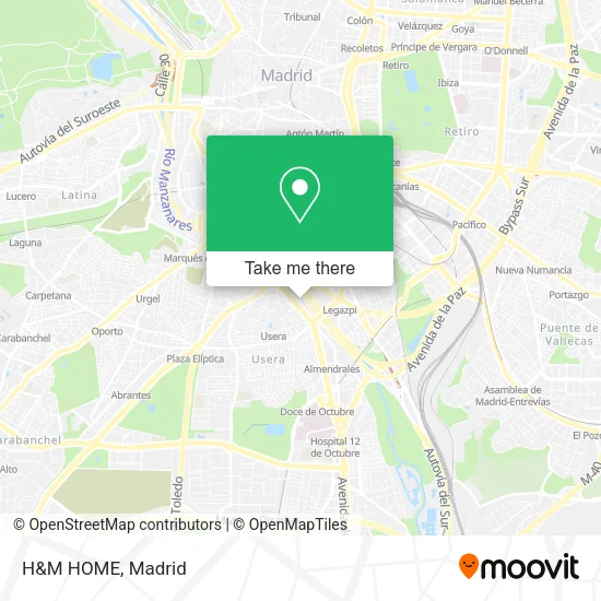 H&M HOME map