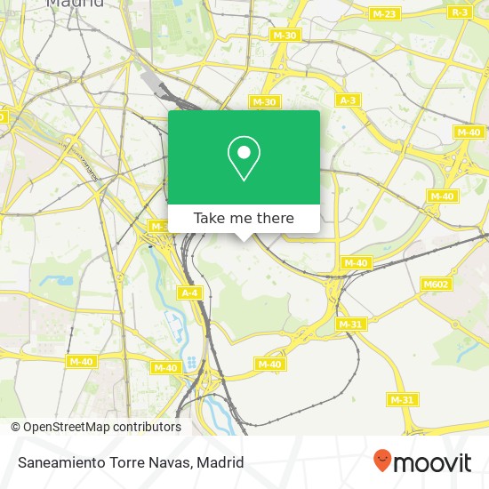 Saneamiento Torre Navas map