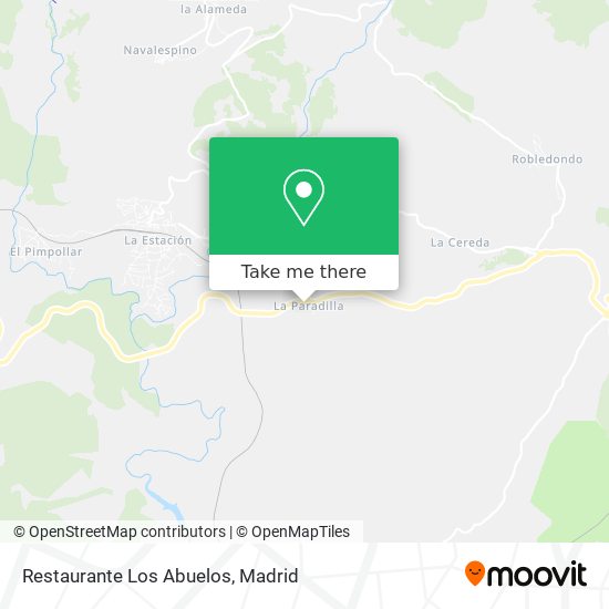 mapa Restaurante Los Abuelos