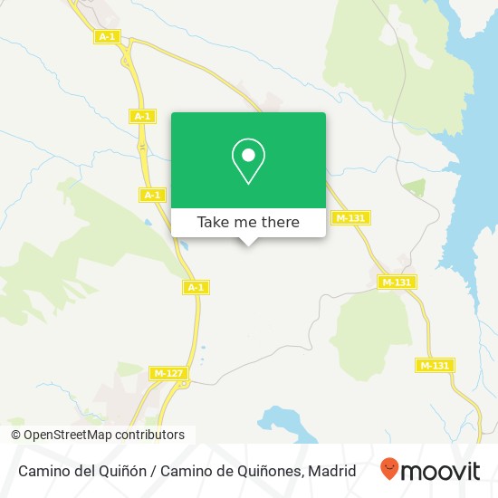 Camino del Quiñón / Camino de Quiñones map