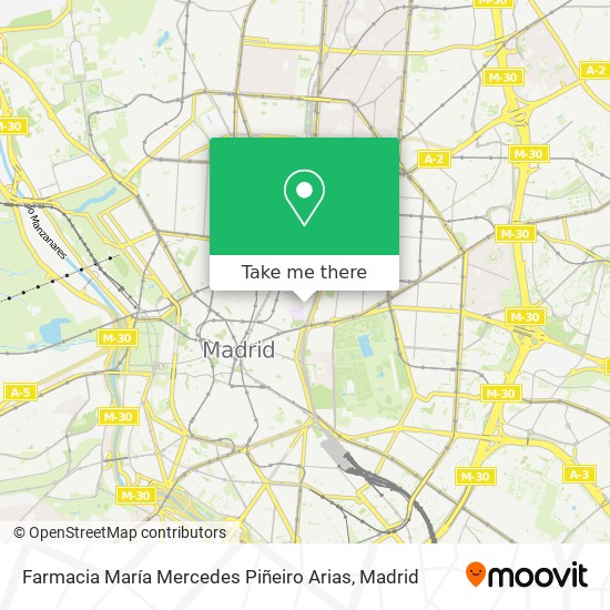 mapa Farmacia María Mercedes Piñeiro Arias