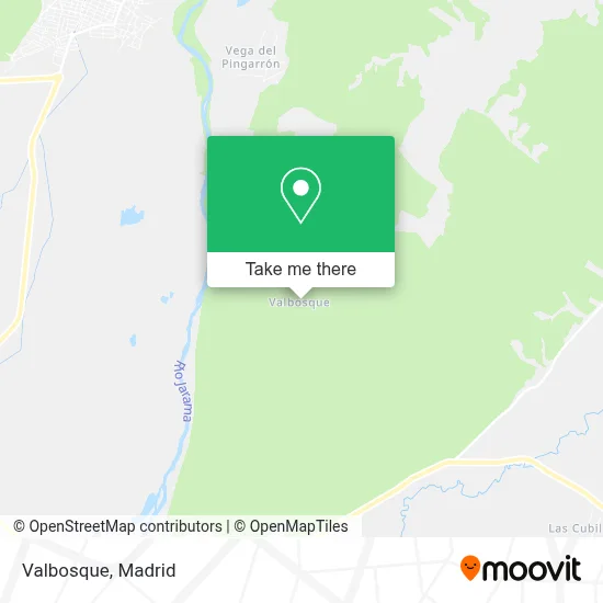 Valbosque map