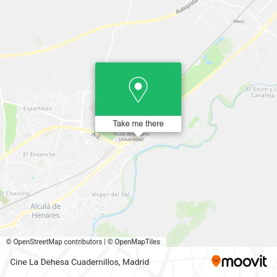 mapa Cine La Dehesa Cuadernillos