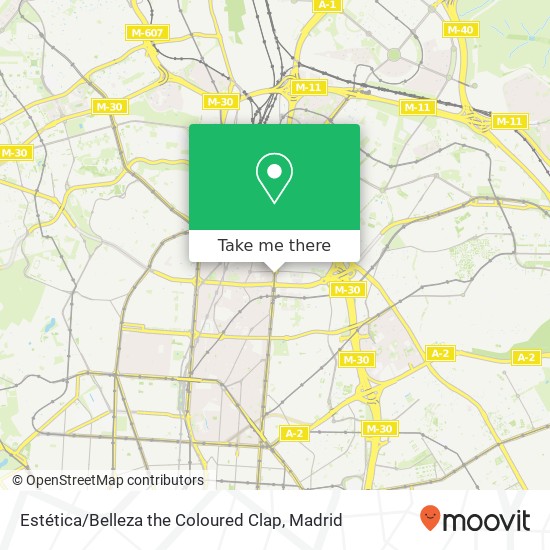 mapa Estética / Belleza the Coloured Clap