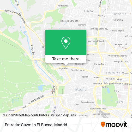 Entrada: Guzmán El Bueno map
