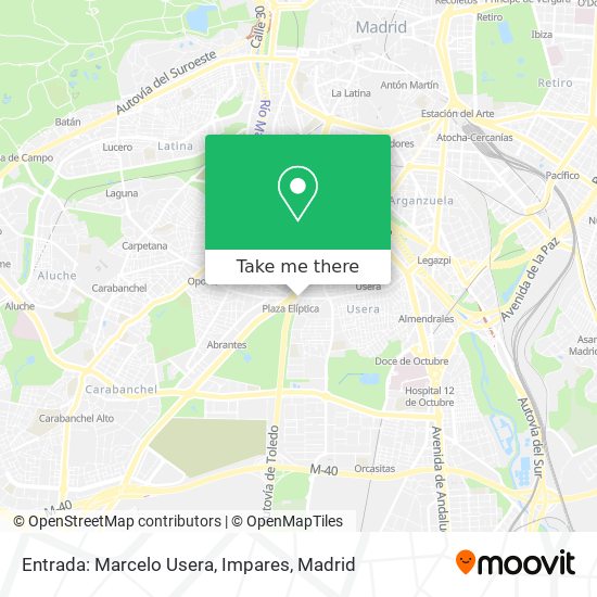 Entrada: Marcelo Usera, Impares map