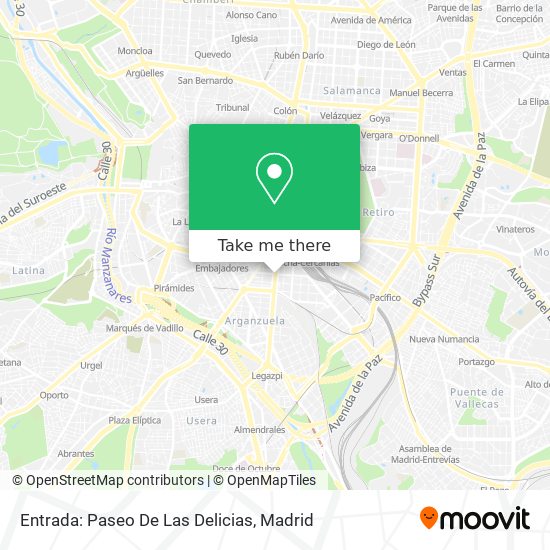 Entrada: Paseo De Las Delicias map