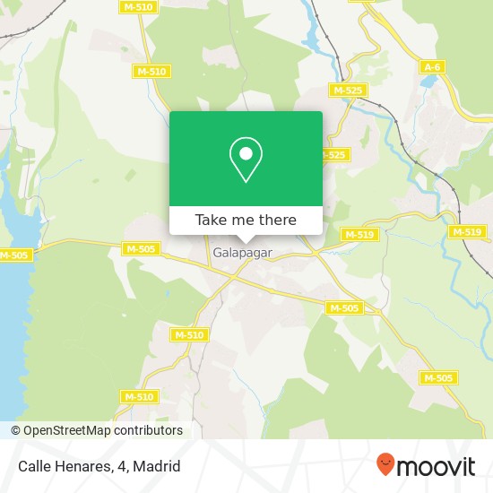 Calle Henares, 4 map