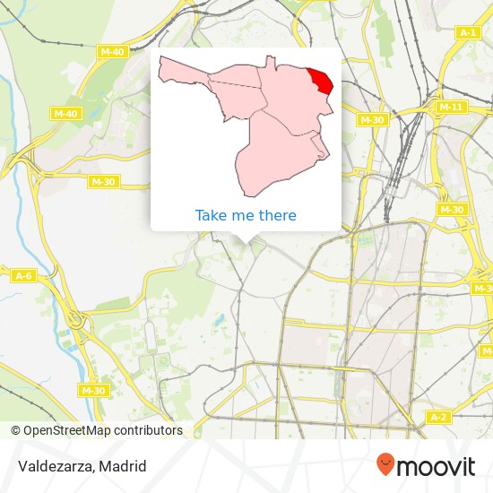 mapa Valdezarza