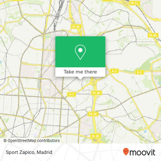 Sport Zapico map