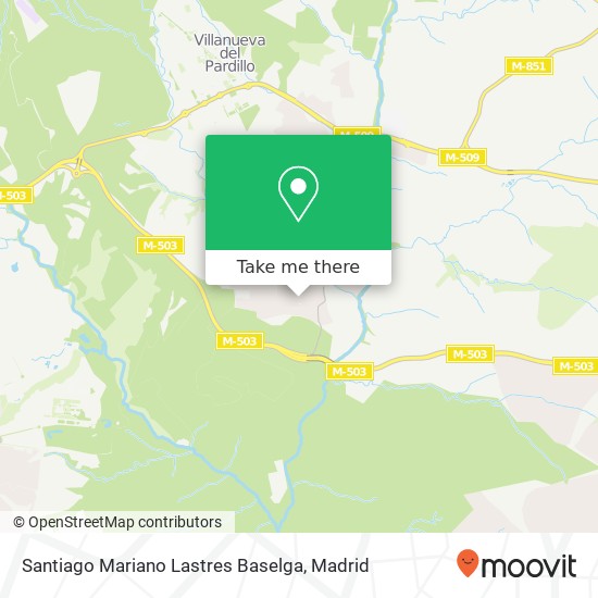 Santiago Mariano Lastres Baselga map