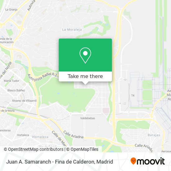 Juan A. Samaranch - Fina de Calderon map