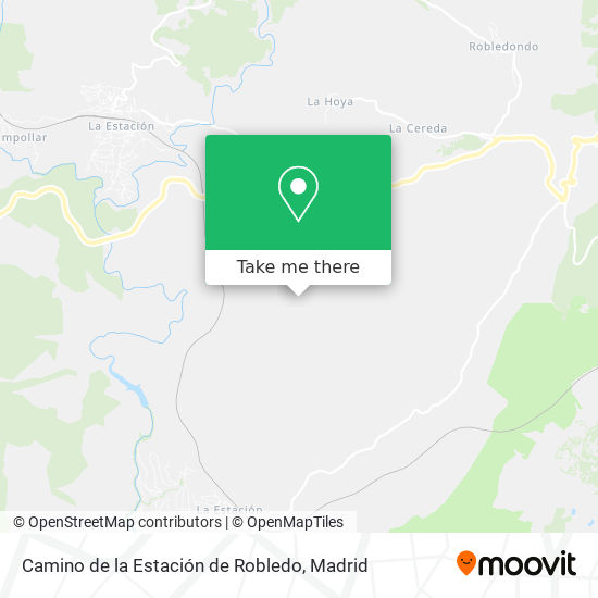 Camino de la Estación de Robledo map