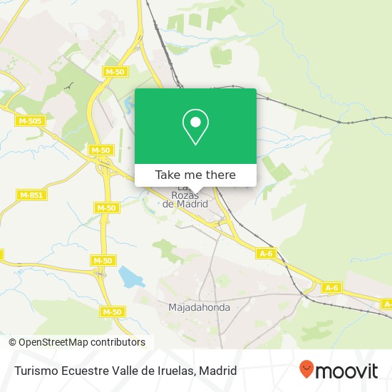 Turismo Ecuestre Valle de Iruelas map